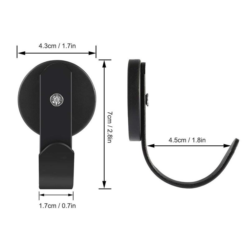 Picowe 4 Pack Magnetic Wreath Hanger Wreath Holder Wreath Hanger Hook for Metal Front Door for Christmas Decorations - Image 4